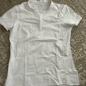 White Short Sleeve Women's Top